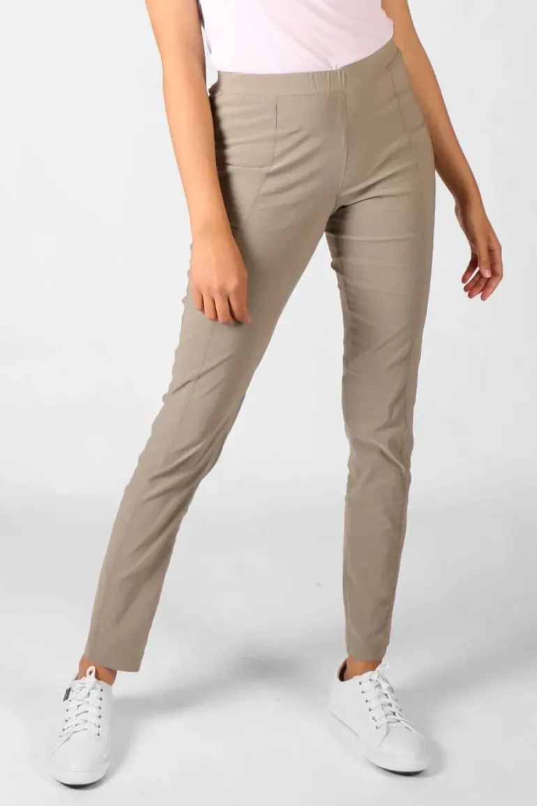 Acrobat Skinny Leg Pant By Verge In Caper