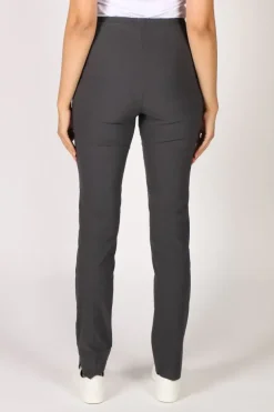 Acrobat Slim Leg Pant In Charcoal By Verge