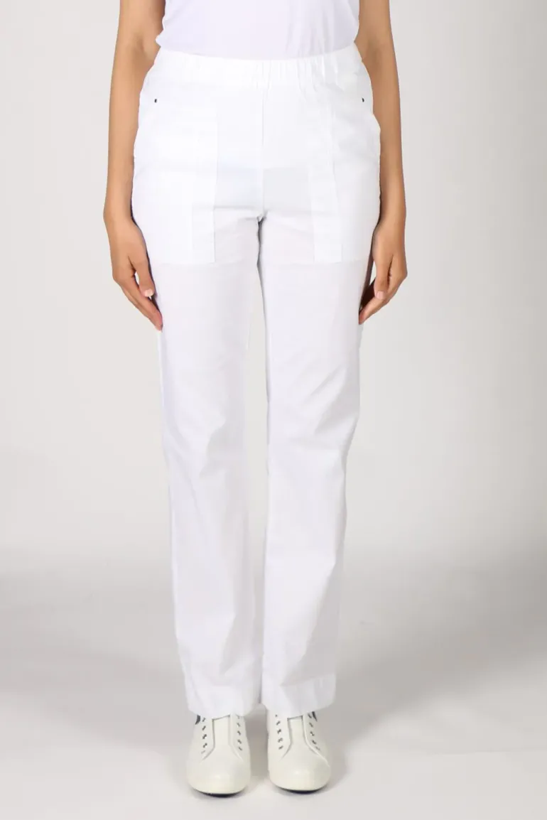Acrobat Slim Pocket Pant In White