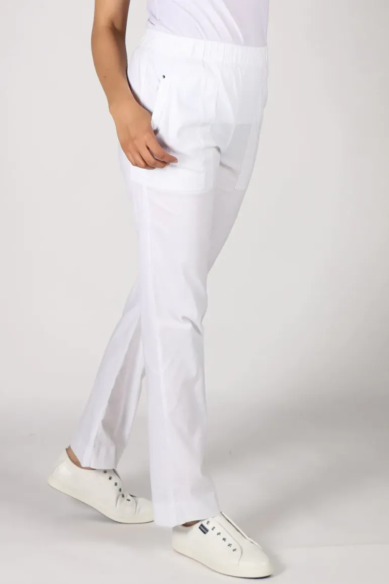 Acrobat Slim Pocket Pant In White