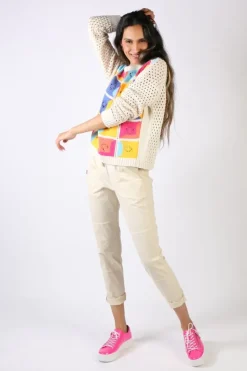 Aldo Martins Aloe Patchwork Jumper In Multi