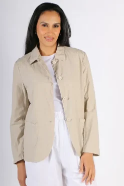 Amici Cotton Up Wind Jacket In Sand