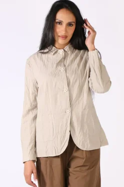 Amici Cotton Up Wind Jacket In Sand