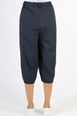 Amici Wide Leg Culotte Pants In Navy