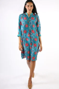 Anupamaa Anya Bouquet Dress In Steel