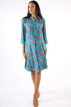 Anupamaa Anya Bouquet Dress In Steel