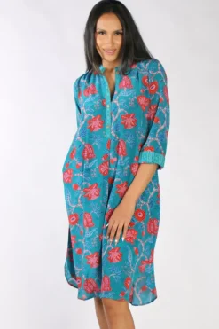 Anupamaa Anya Bouquet Dress In Steel