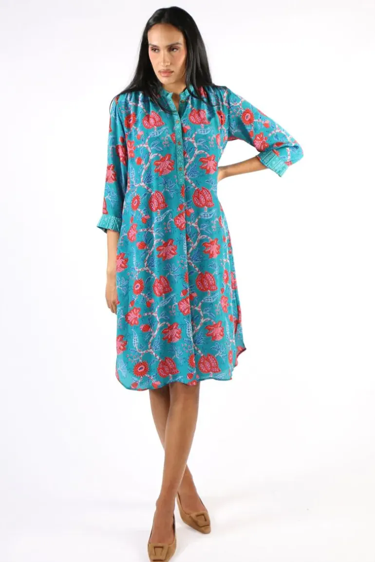 Anupamaa Anya Bouquet Dress In Steel