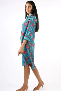Anupamaa Anya Bouquet Dress In Steel