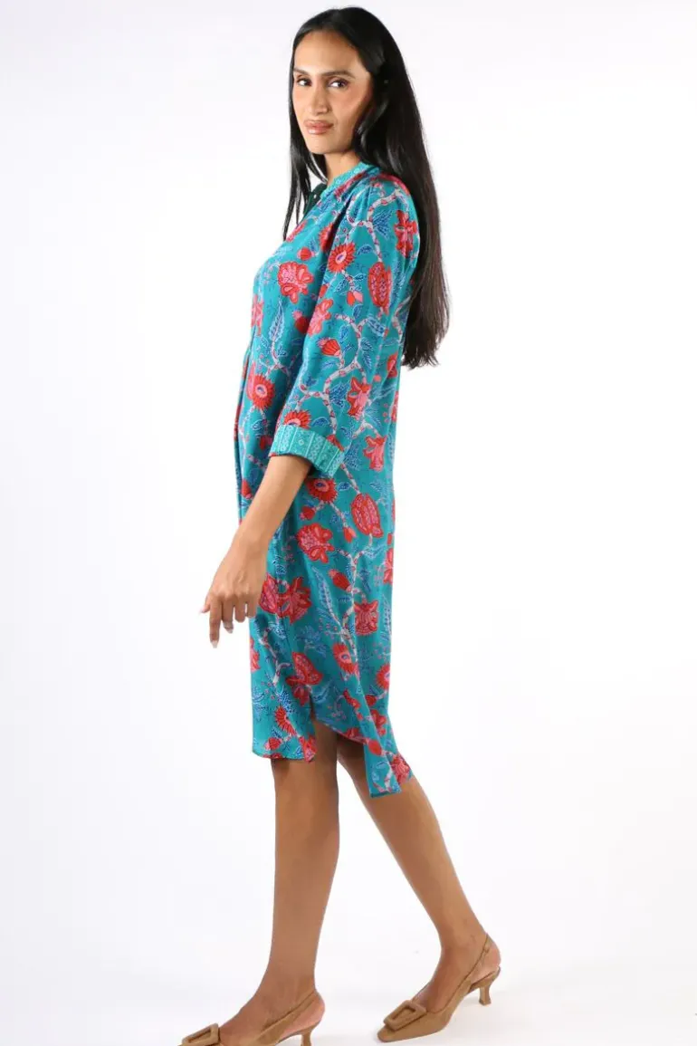 Anupamaa Anya Bouquet Dress In Steel