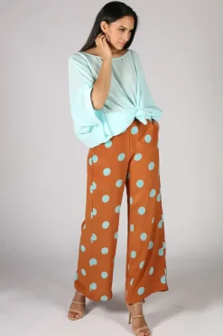 Anupamaa Palazzo Spot Pant In Tan