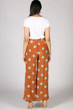 Anupamaa Palazzo Spot Pant In Tan