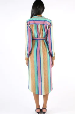 Anupamaa Printed Kumkum Dress In Multi