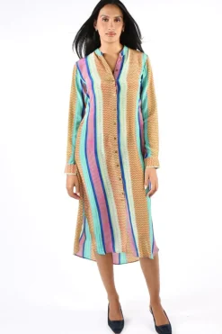 Anupamaa Printed Kumkum Dress In Multi