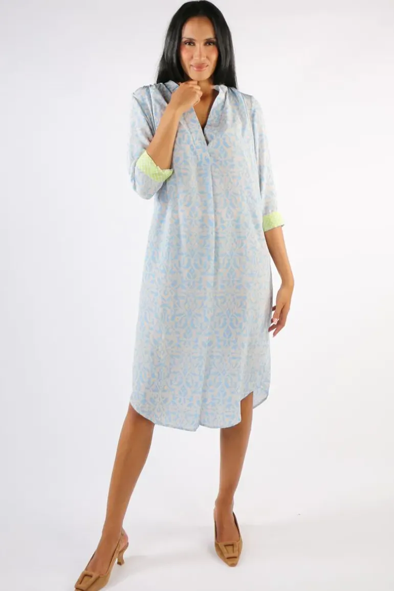 Anupamaa Roma Deco Dress In Sky