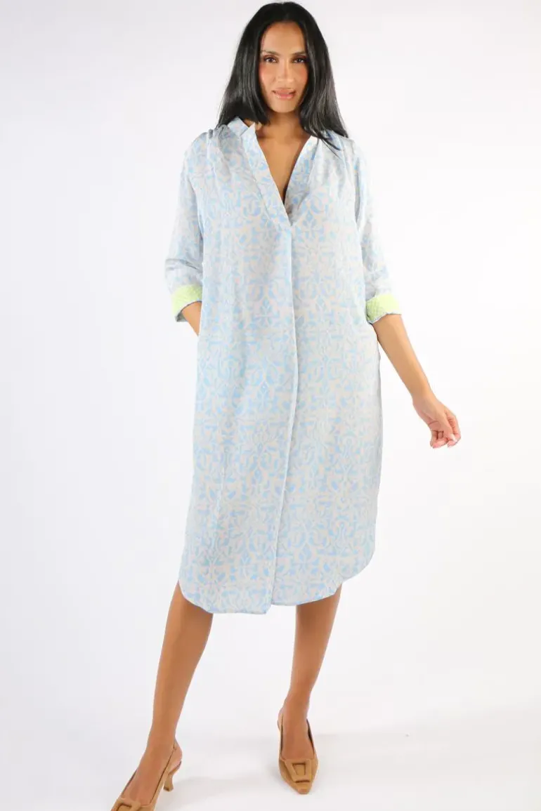 Anupamaa Roma Deco Dress In Sky