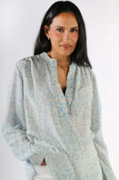 Anupamaa Roma Deco Shirt In Sky