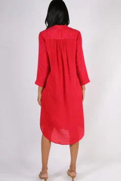 Anupamaa Roma Spot Dress In Red