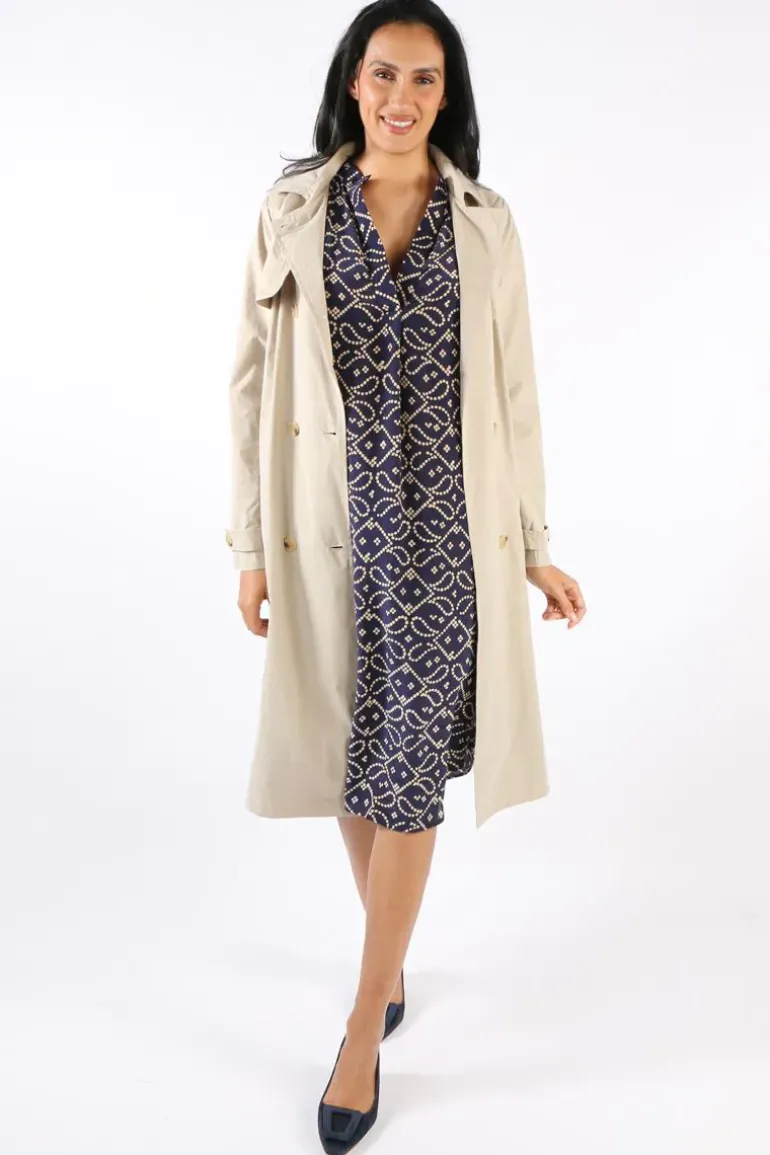 Anupamaa Roma Vine Dress In Navy