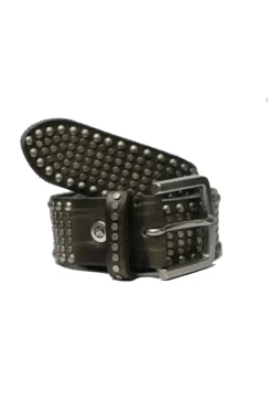B Belt Studded Ned Belt In Anthracite