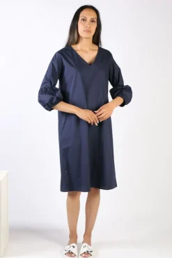 Bagruu Azrah Dress In Navy