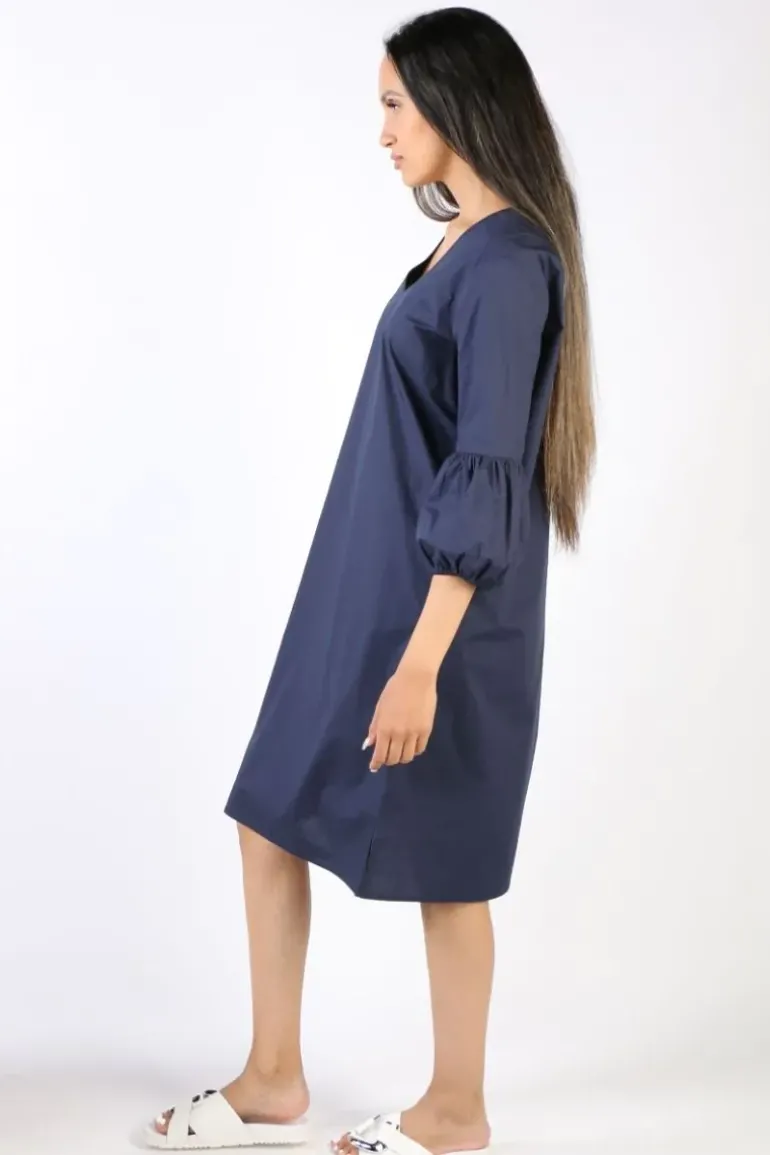 Bagruu Azrah Dress In Navy