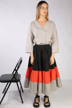 Bagruu Diwali MB Skirt In Black