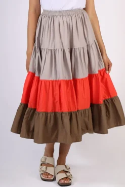 Bagruu Diwali MB Skirt In Stone