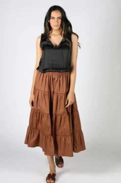 Bagruu Diwali Skirt In Bark