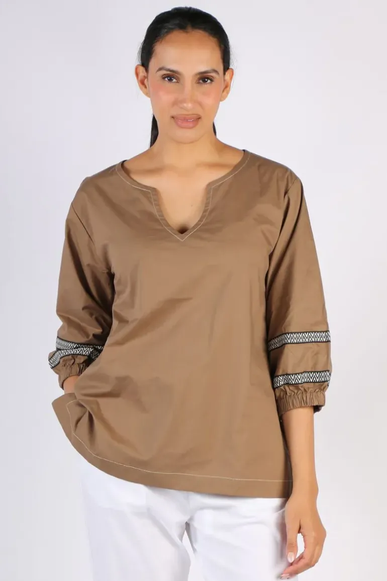 Bagruu Elena Top In Olive