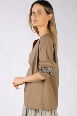 Bagruu Elena Top In Olive
