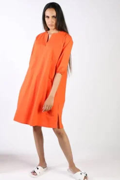 Bagruu Elka Dress In Orange