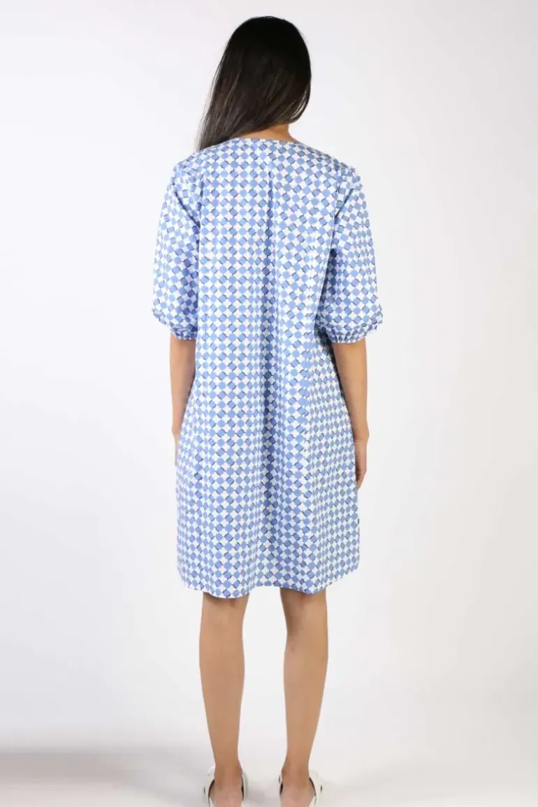 Bagruu Elka Print Dress In Ensign