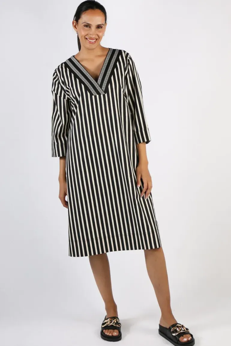 Bagruu Jenna Dress In Stripe