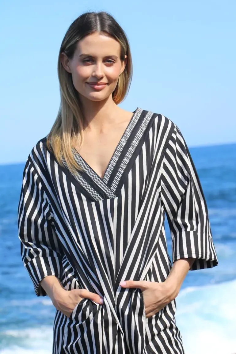 Bagruu Jenna Dress In Stripe