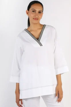 Bagruu Jenna Top In White