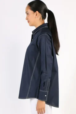 Bagruu Jerry Shirt In Navy