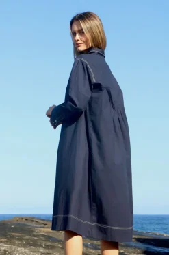 Bagruu Mada Dress In Navy