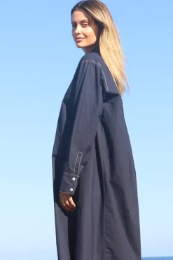 Bagruu Mada Dress In Navy