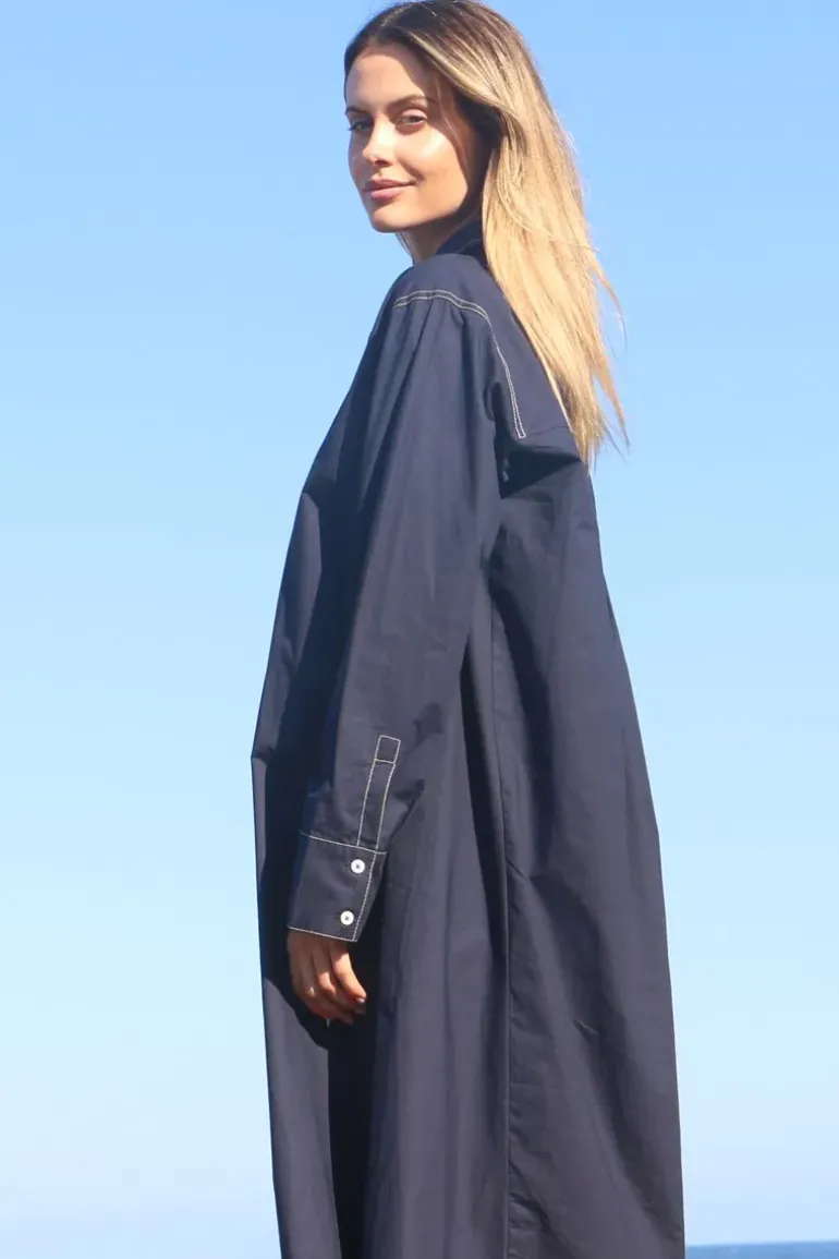 Bagruu Mada Dress In Navy
