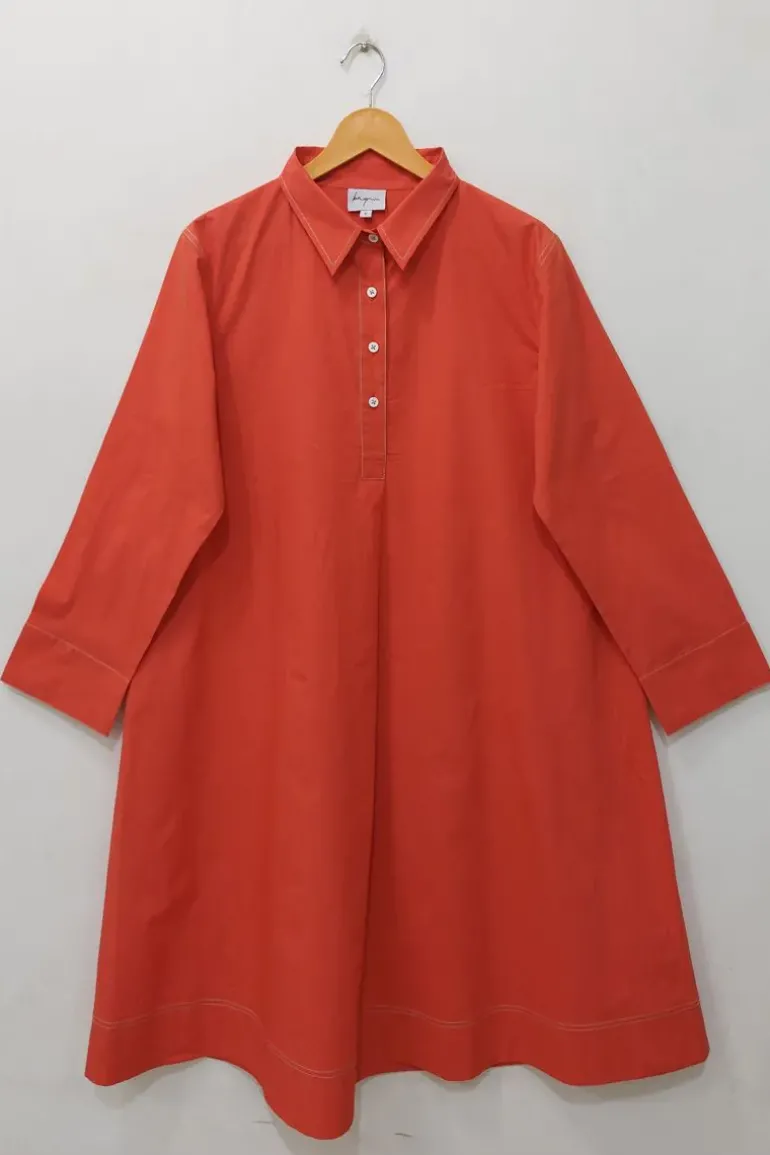 Bagruu Mada Dress In Poppy