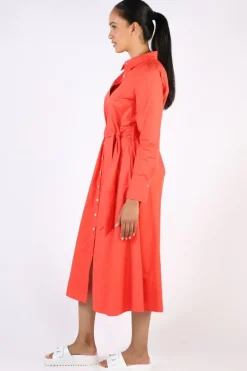 Bagruu Mala Dress In Poppy