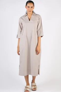 Bagruu Minna Dress In Stone