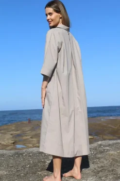 Bagruu Minna Dress In Stone