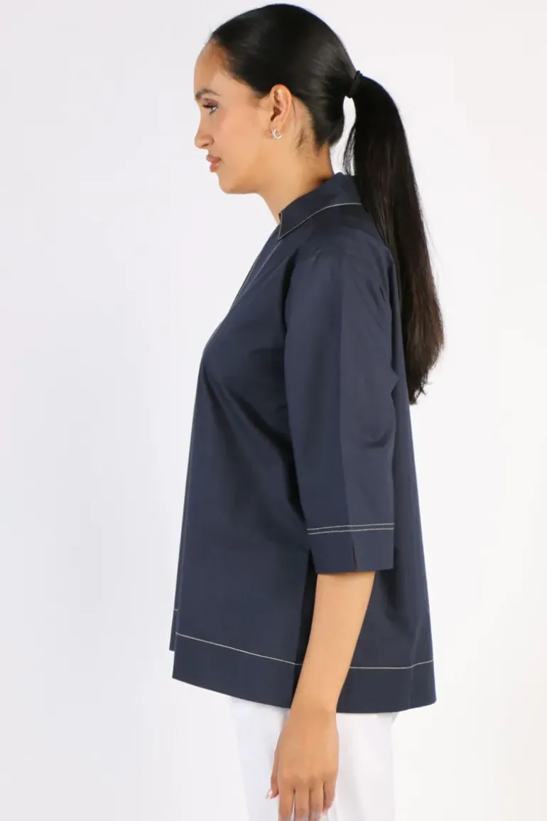 Bagruu Minna Top In Navy