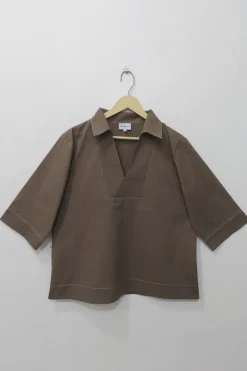 Bagruu Minna Top In Olive