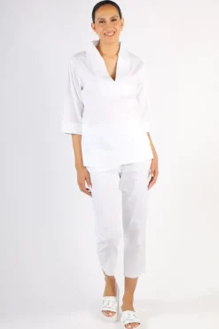 Bagruu Minna Top In White