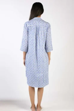 Bagruu Olive Print Dress In Ensign