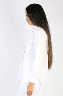 Bagruu Olive Shirt In White