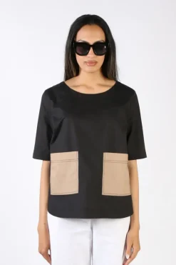 Bagruu Pati Top In Black